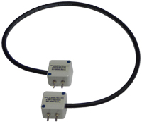 Solar Type 2806-1M coaxial cable with banana plug connectors